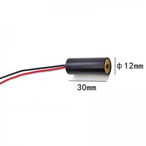 650nm 5mW dot-shaped red laser head